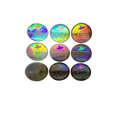 Dynamic Effect 3D Laser Anti-Counterfeiting Hologram Sticker